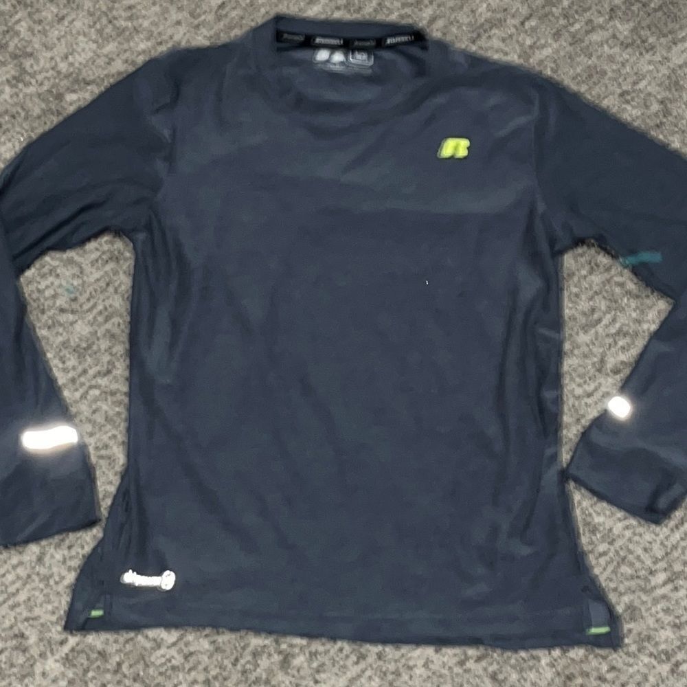 Russell - Athletic Long Sleeve Shirt - Gray - L